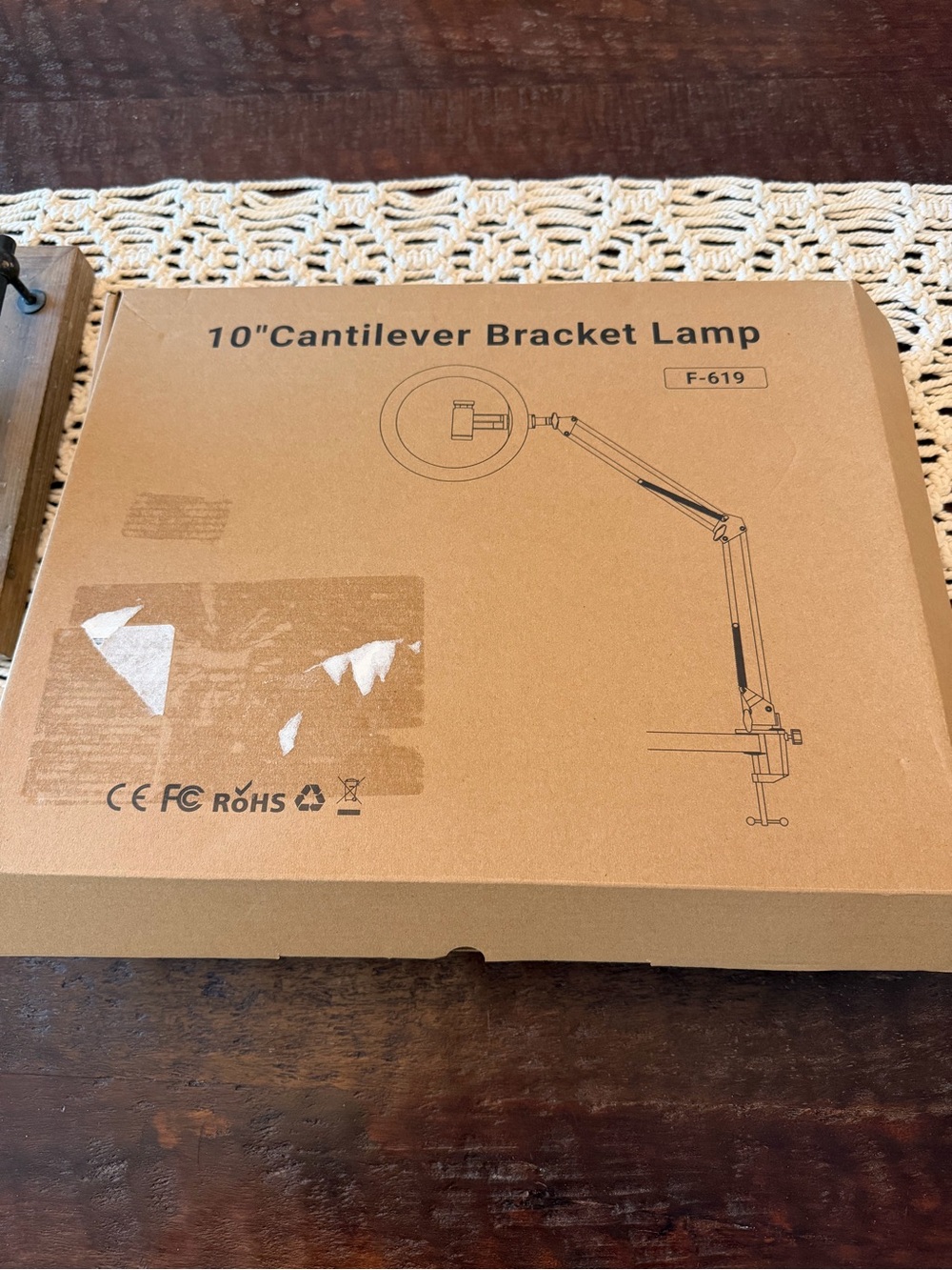 10" Cantilever Bracket Lamp - New in Box